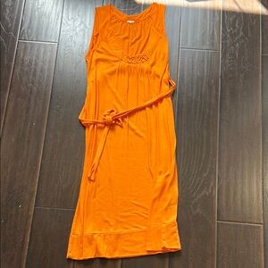 J.Crew Orange Sleeveless Dress, size Medium